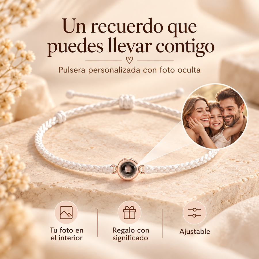 Pulsera Personalizada con Foto Oculta