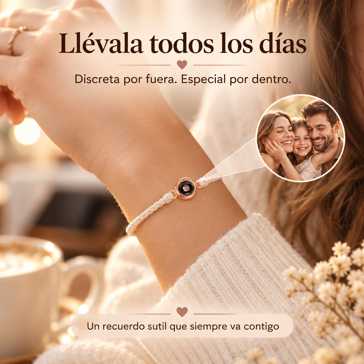 Colores disponibles de la pulsera personalizada