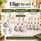 Opciones de set de cucharas multifunción