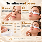 Rutina de cuidado ocular en cuatro pasos