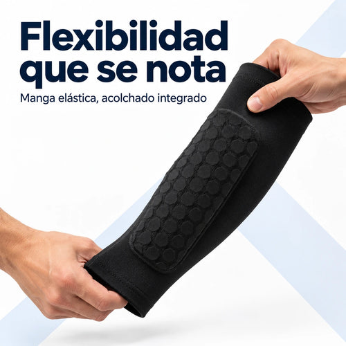 Flexibilidad de la manga elástica y su panel acolchado integrado