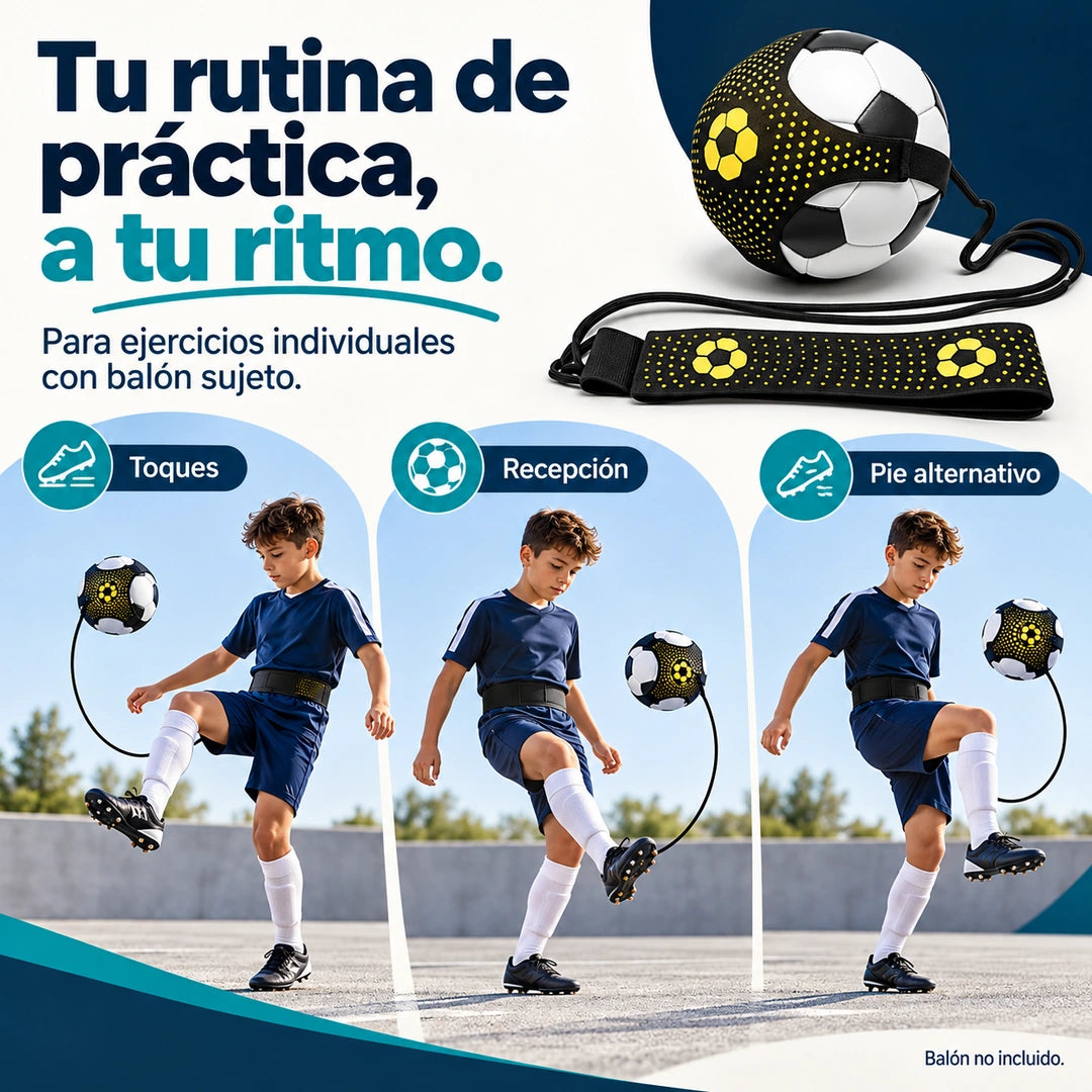 Ejercicios individuales de toques, recepción y alternancia de pies