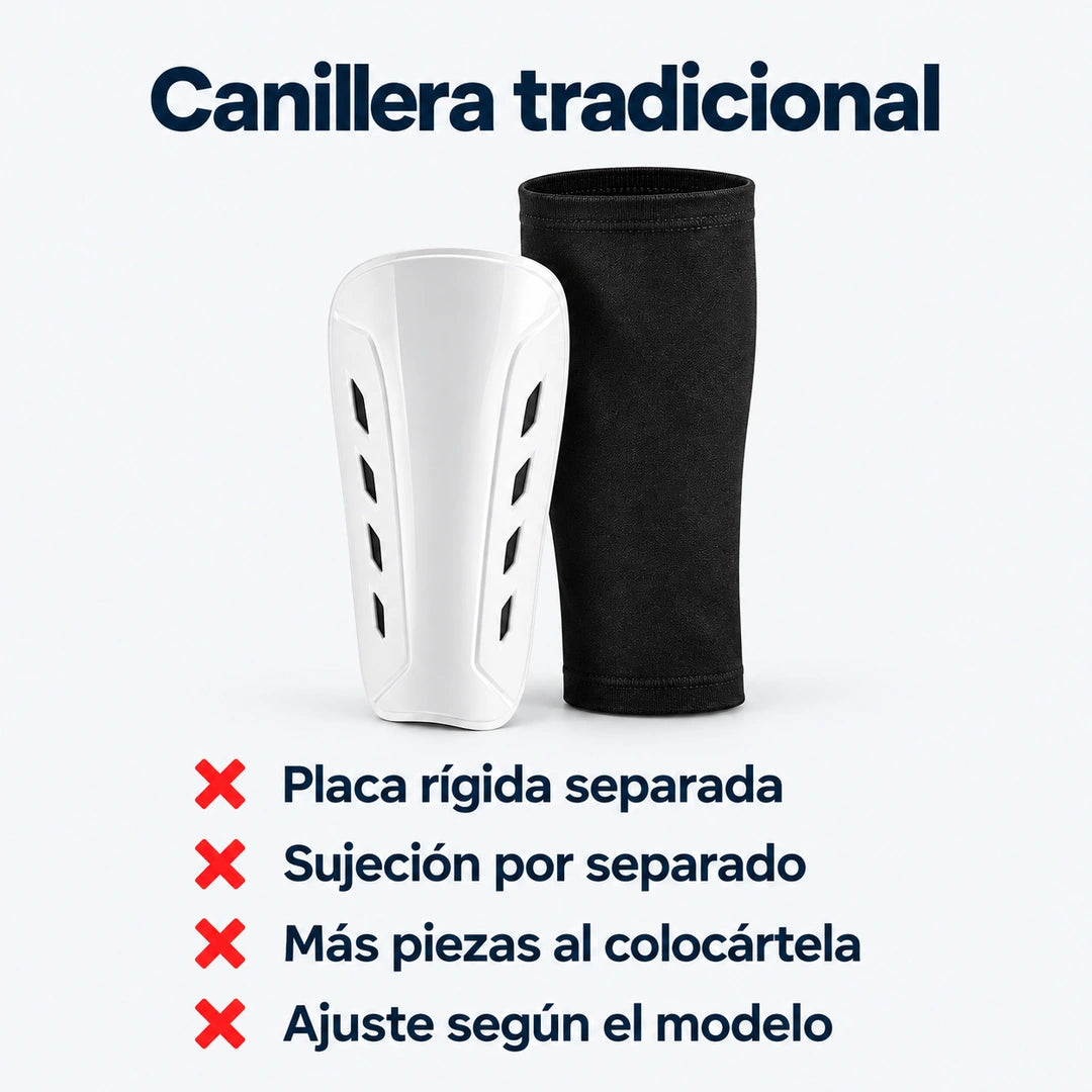 Canillera tradicional: placa y sujeción separadas