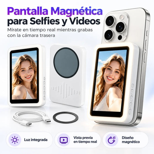 Pantalla magnética para selfies y videos NELTAVI